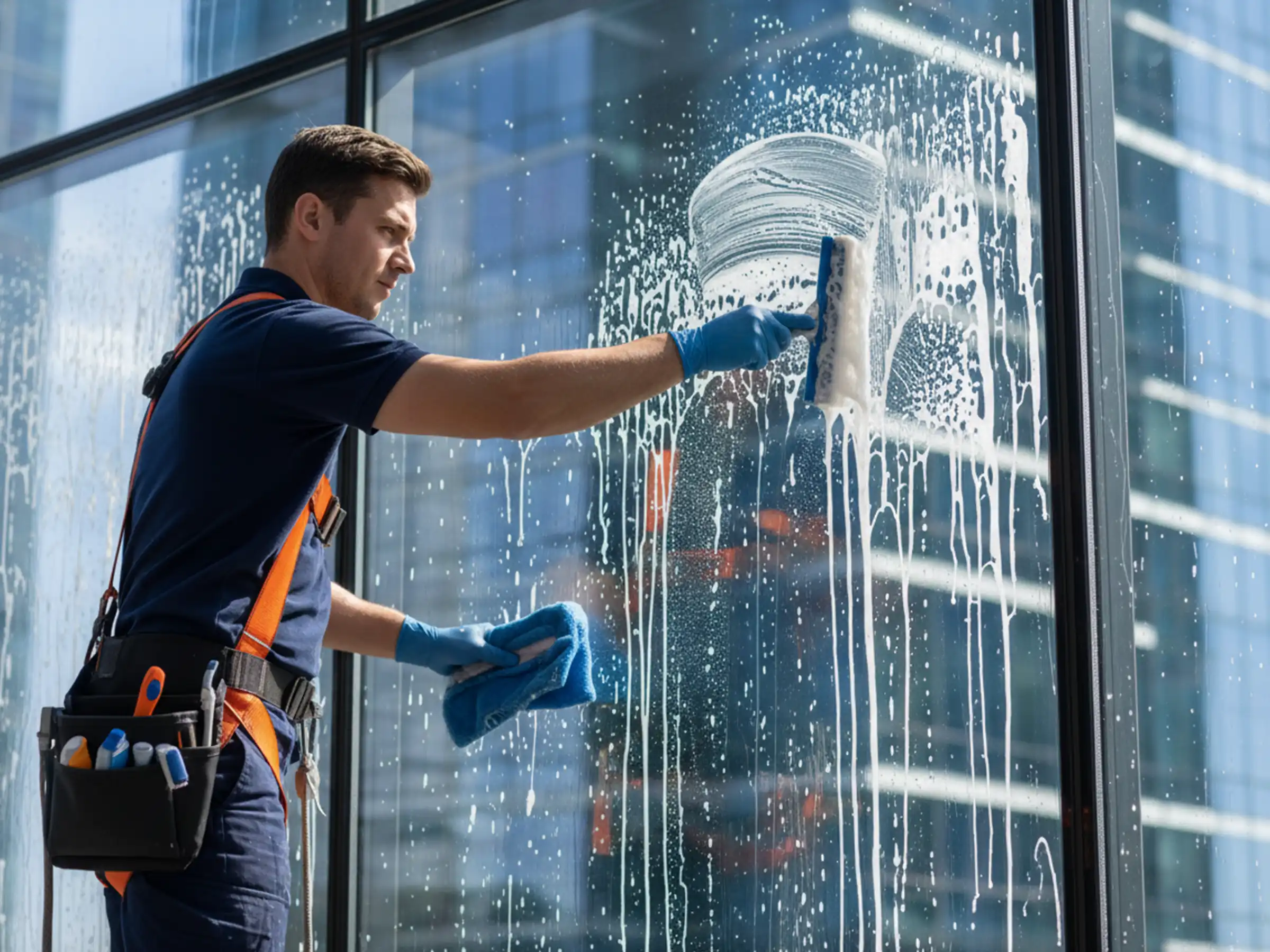 Professionelle Fensterreinigung in Karlsruher Bürogebäuden